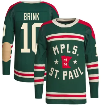 Men's Bobby Brink Minnesota Wild 2022 Winter Classic Player Jersey - Green Authentic