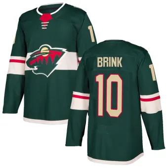 Men's Bobby Brink Minnesota Wild Home Jersey - Green Authentic