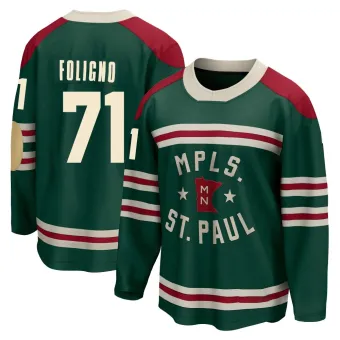 Men's Nick Foligno Minnesota Wild 2022 Winter Classic Jersey - Green Breakaway
