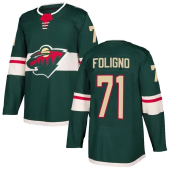 Men's Nick Foligno Minnesota Wild Home Jersey - Green Authentic