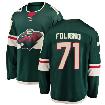 Men's Nick Foligno Minnesota Wild Home Jersey - Green Breakaway