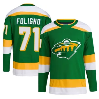 Men's Nick Foligno Minnesota Wild Reverse Retro 2.0 Jersey - Green Authentic