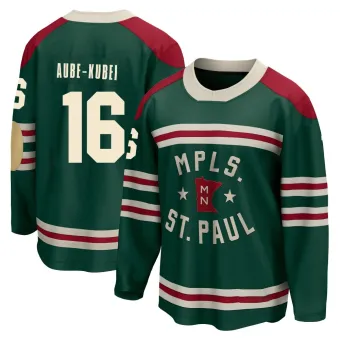 Men's Nicolas Aube-Kubel Minnesota Wild 2022 Winter Classic Jersey - Green Breakaway